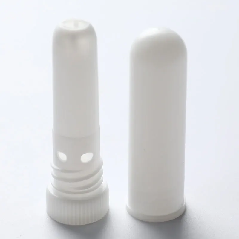 10Pcs Inhaler Stick Essential Oil Aromatherapy White Nasal Inhaler Tubes Empty