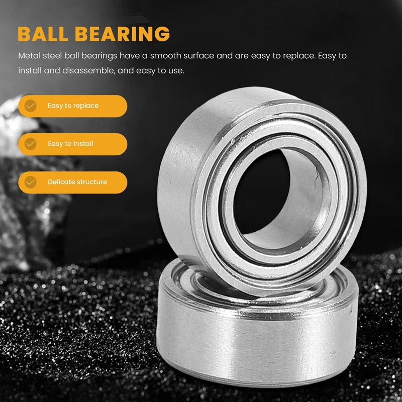 30Pcs Metal Steel Ball Bearing Set For ZD Racing DBX-10 DBX10 10421-S 9102 1/10 RC Car Spare Parts Accessories