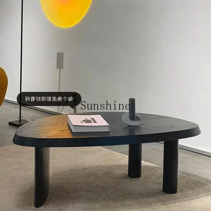 Nordic size apartment simple solid wood art coffee table