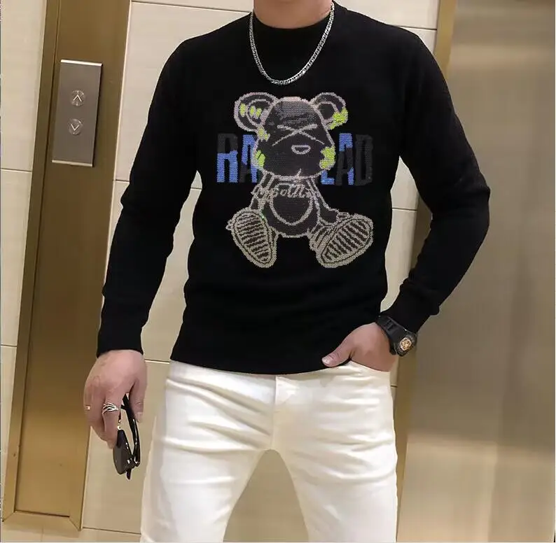 

New Hot Sale Plein ali Costume Men's Christmas Streetwear pullover sweaters 2024 fashion