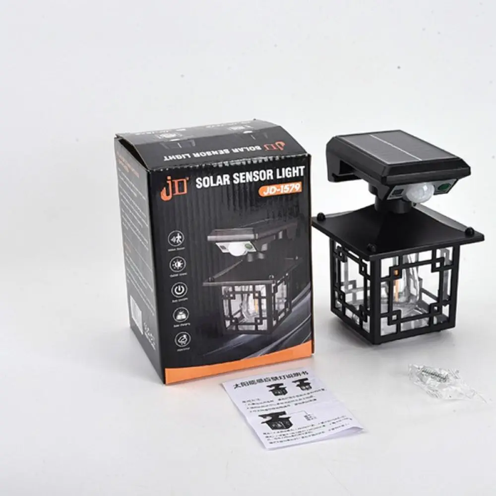 Split Design Solar Motion Sensor Light Outdoor Waterproof Garden Wall Lamp Remote Control Modern Yard Security Lighting