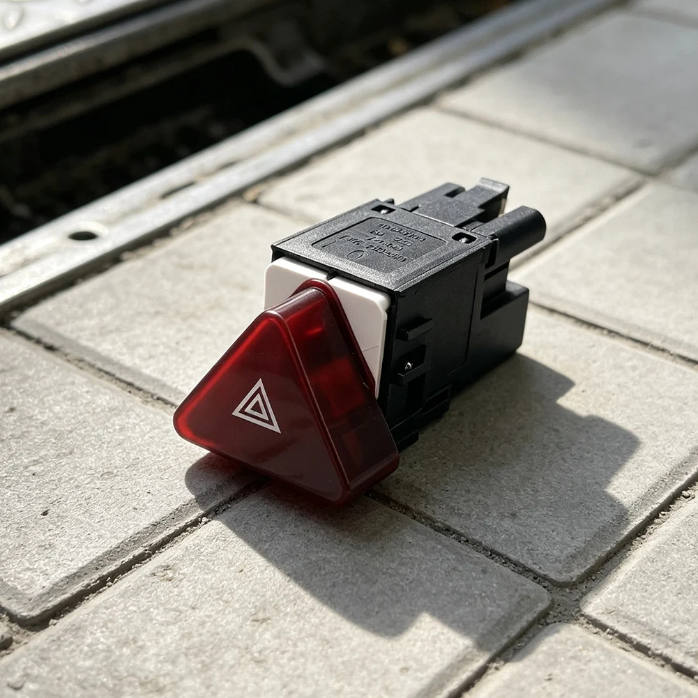 Automotive Hazard Light Switch Light Switch Auto Hazard Switch Hazard Light Switch ABS Plastic Construction for OEM Replacement