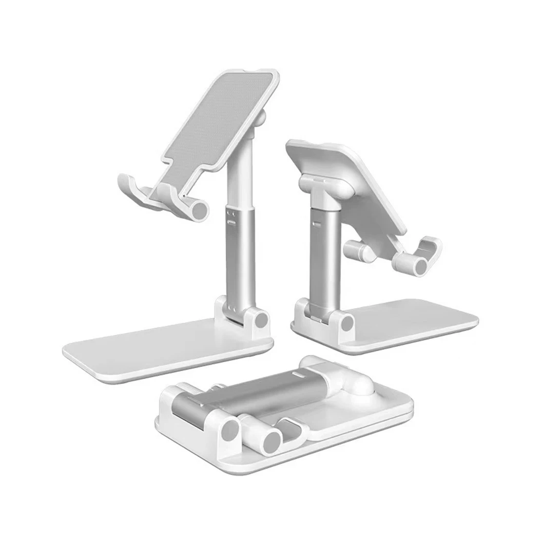 Desktop phone holder, extendable and foldable, portable stand, portable and multifunctional lazy phone holder