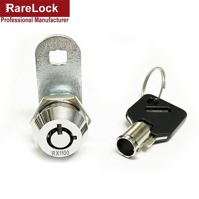 Tubular Cam Lock Two Key-way The Key Can Be Removed After Turning Rotation for Vending Machine Cabinet RareLock 1001AS H