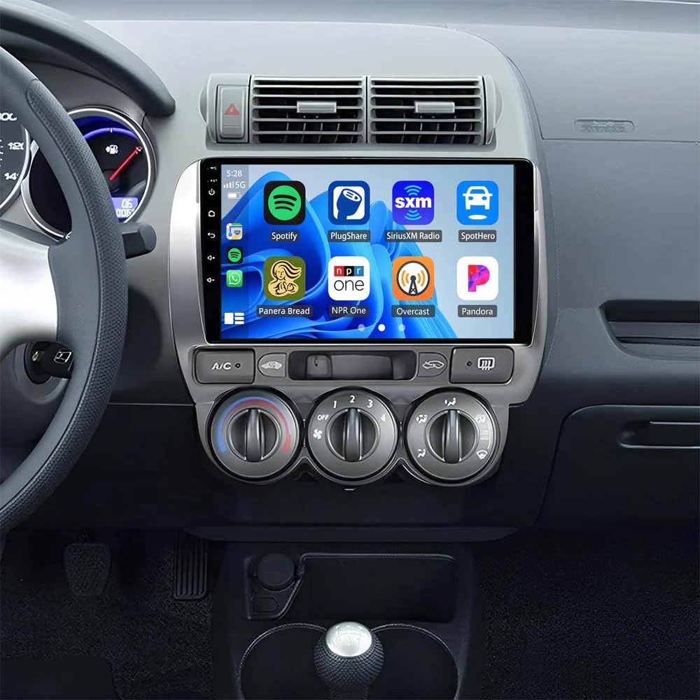 

Applicable FOR Honda Jazz GD 2002-2008 (Zuopai - Manual version) Android 14 navigation 9inch - fit for carplay and Android auto