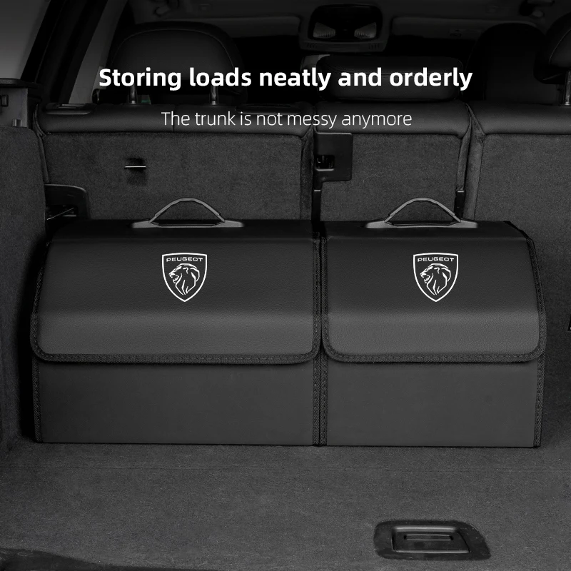 

Peugeot Folding Car Storage Bag Trunk Organizer Box Tools Tidying For 508 607 106 406 208 2008 107 407 307 206 301 408 5008 4008