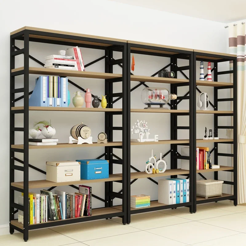 bookshelves floor-to-ceiling, multi-storey storage, living room partitions, bookcases, display wrought iron storage goods