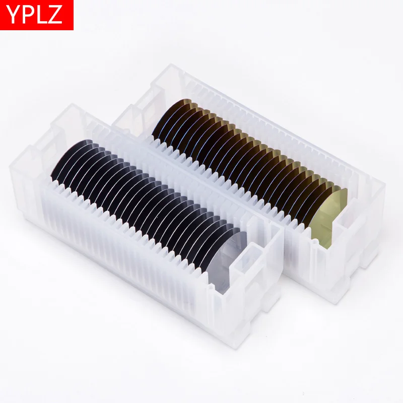 Oblea redonda de silicona pulida de doble cara