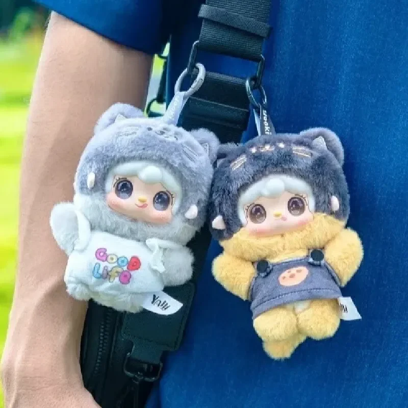 Yooki Meow Summer Party Mistero Peluche Vinile Faccia Bambola Cieca Scatola Bambola carina Giocattoli alla moda Decorazione della stanza Ornamento Borsa Ciondolo Regali