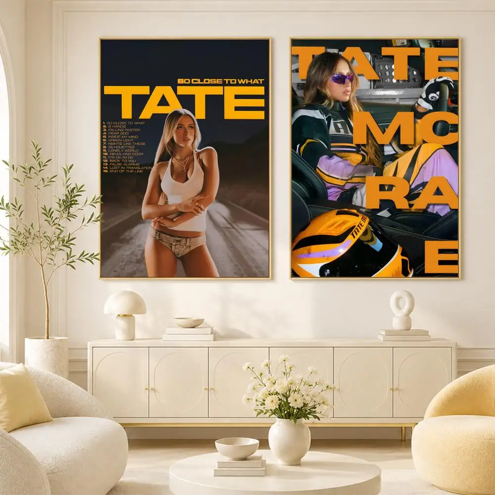 Tate McRae Poster Room Home Decoration Interior Wall Art Printing Garage Posters Gift
