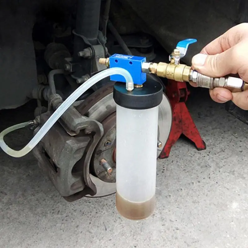 Brake Bleeder Brake Universal Brake Bleeder Fluid Extractor Pneumatic Brake Fluid Evacuator For Cars Motorcycles Trucks RVs SUVs