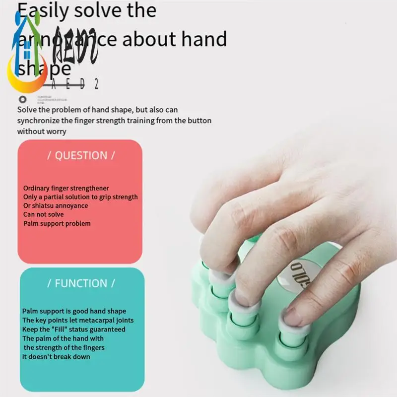 

AED2-SOLO Фортепианный корректор для рук, детский тренажер для фортепиано для начинающих, тренажер для пальцев, помощь для практики пальцев, простой в использовании