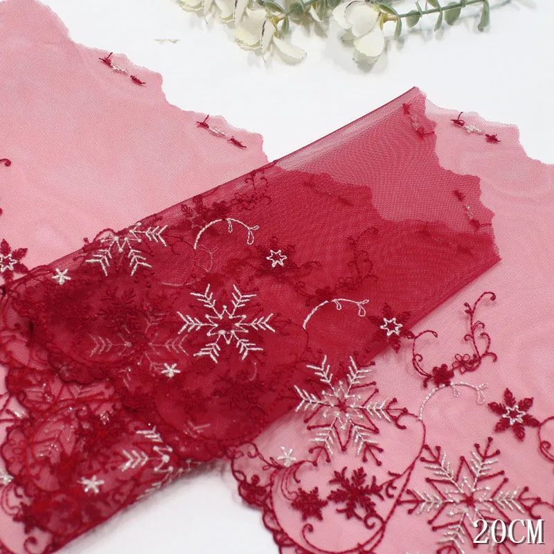 flocon-de-neige-brillant-de-noel-fil-argente-luxe-doux-rouge-gris-tulle-brode-garniture-en-dentelle-pour-accessoires-de-robe-64-52yards