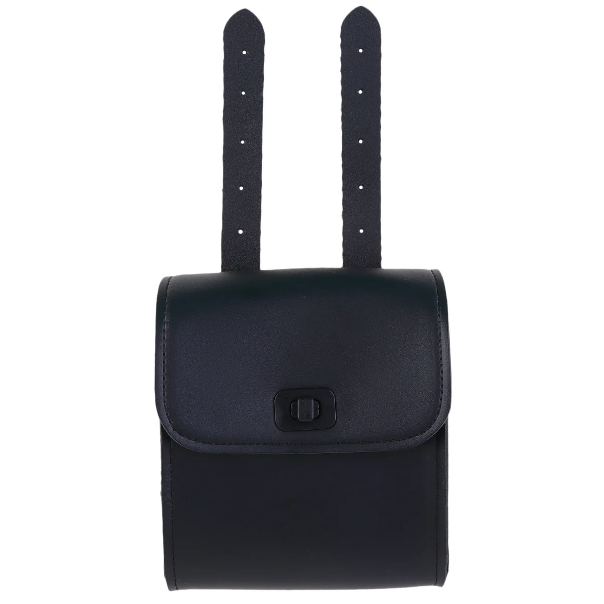 

Handlebar Bag Synthetic Bike Pannier Motorcycle Saddlebag Hanging Bag Pouch Black Waterproof Wear-Resistant Day Trip