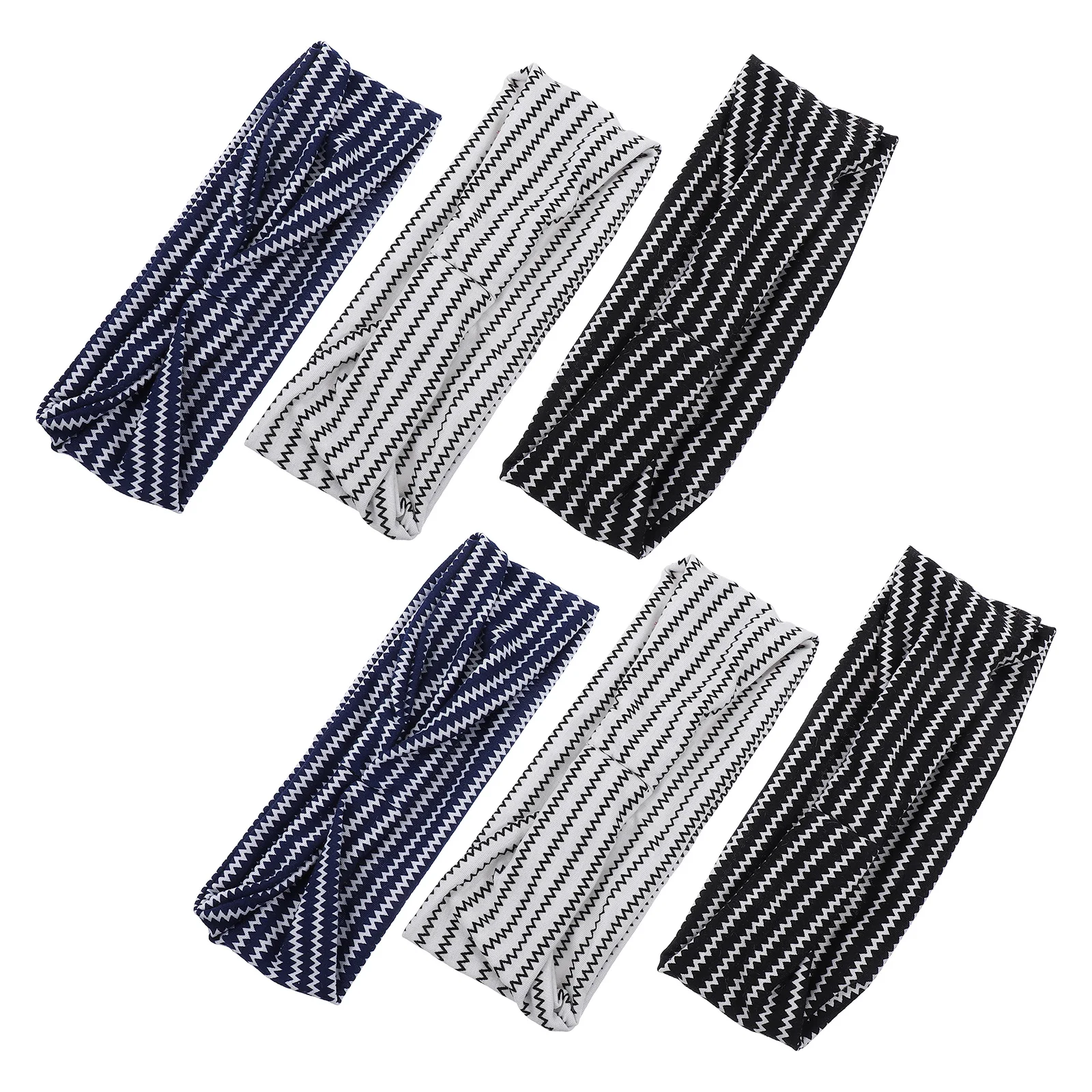 

6pcs Sports Headb s Polyester Elastic Yoga Wraps Running Hair Accessories Women Hiking Decorations Lightweight Durable Hair
