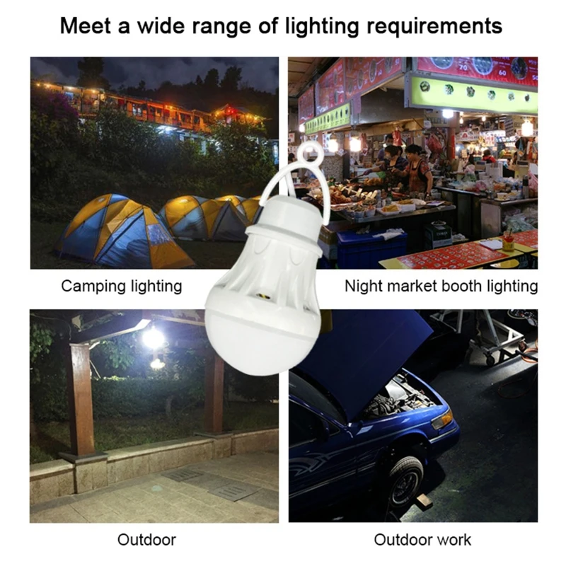 Outdoor Mini USB LED Study Light USB Extension Cable Portable 5V 3W Energy Saving Ball Lamp Bulb For Laptop USB Socket