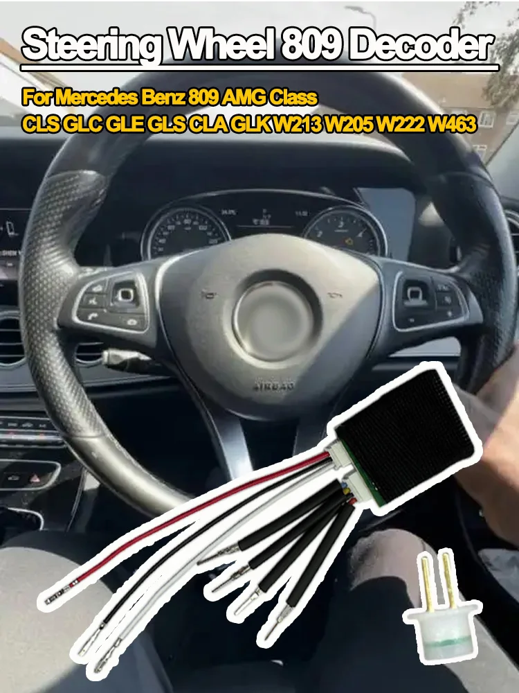 Adaptateur de volant ancien à 809, pour Mercedes Benz 809 AMG Cls Glc Gle Gls Gla A B C E S G V W213 W205 W222/463, électronique de voiture