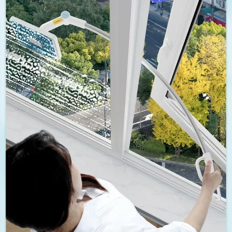 Window Cleaning Tool for Household High-rise Exterior Window Cleaning Handheld Tool Building Cleaning Double-sided Wiping Glass