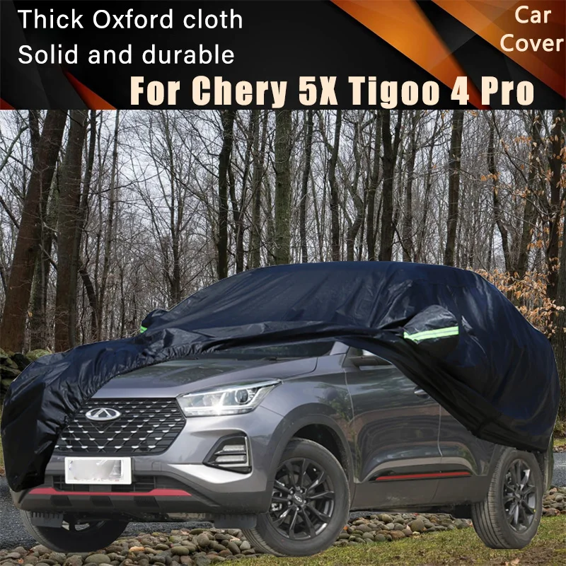 

For Chery 5X Tigoo 4 Pro Car Full Outer Covers Outdoor Waterproof Dustproof Sun Rain Snow Protection Exterior Car Accessories
