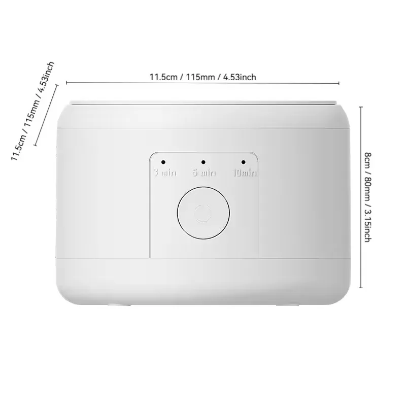 50KHZ Ultrasonic Braces Cleaning Machine USB rechargeable Multi-function Invisible Retainer Denture Machine Jewelry High Frequen