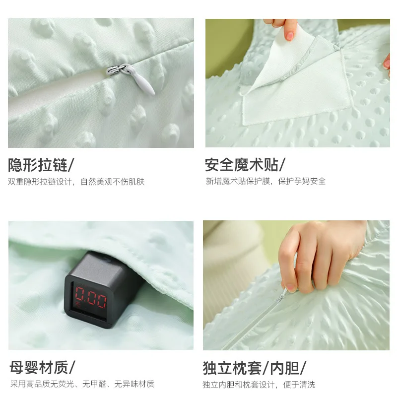 وسادة تبريد صيفية متعددة الوظائف للنساء الحوامل وسادة نوم جانبية لدعم البطن وسادة الحمل #5