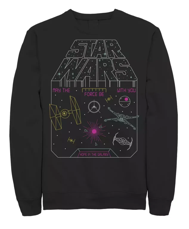 Sci-fi Star Wars heren- en dames sci-fi herfst en winter dagelijkse ronde hals hoodie bedrukte sci-fi fleece puur katoenen hoodie