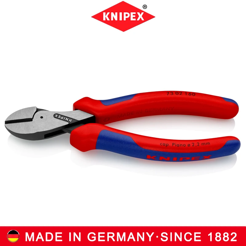 KNIPEX X-Cut Compact Diagonal Cutter High Lever Transmission Powerful Plier 7302160