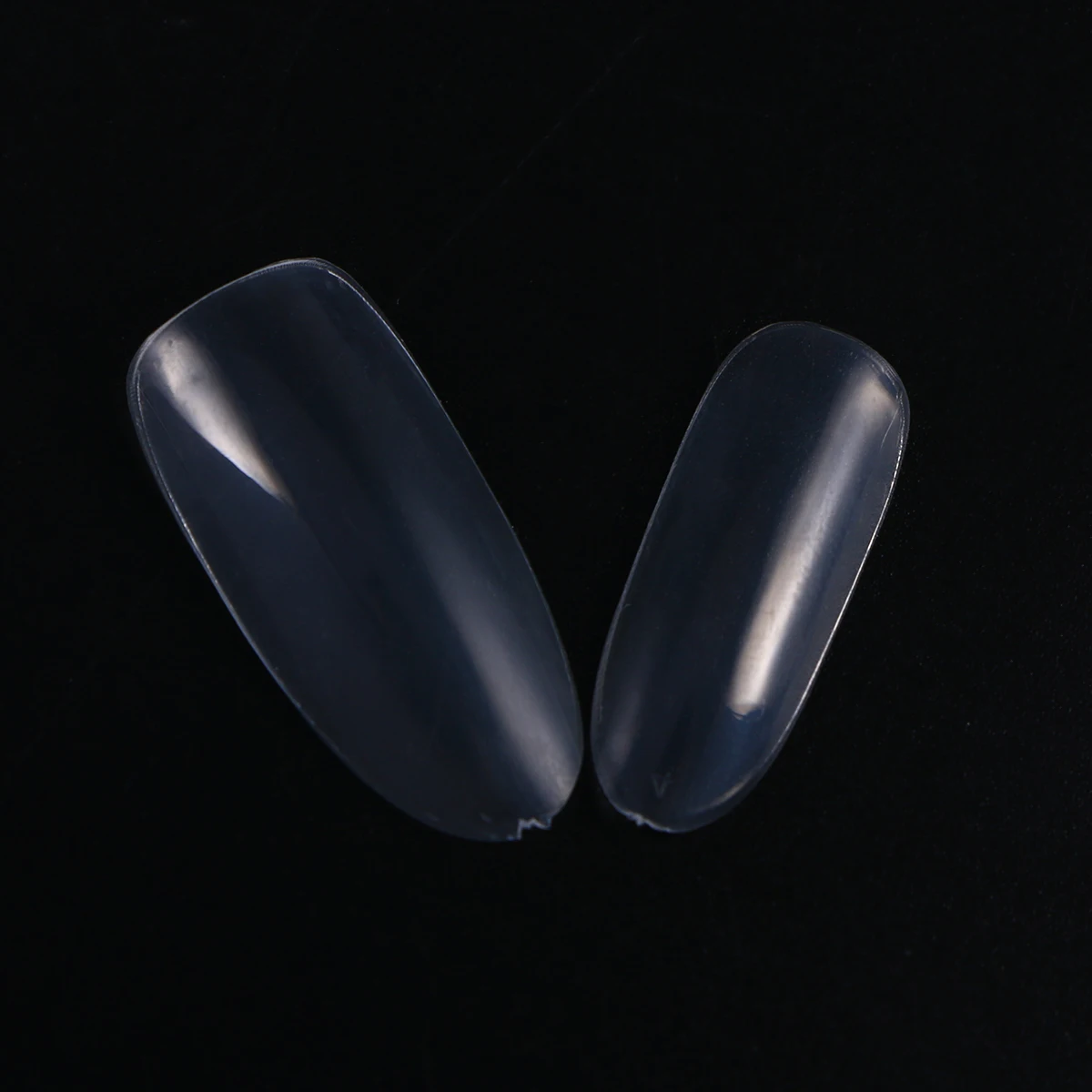 

500 Pcs Oval Armor Fake Nail Art Accessories Artificial False Nails Tips Full Coverage