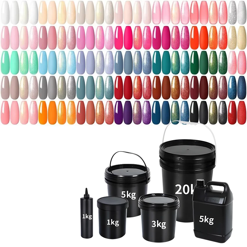 

Gel Nail Polish Kit with UV Light Drill Starter Kit 35 Colors Long Lasting Non Toxic 5pcs Top Base Coat Nail Art All Seasons