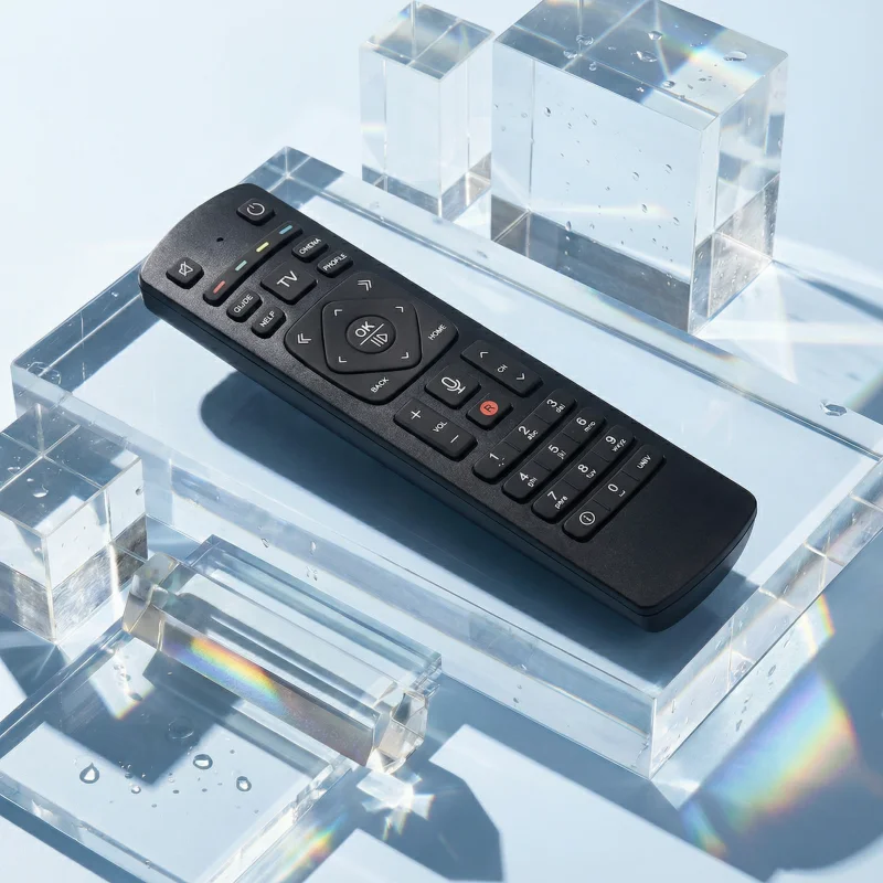 

Haoxi Jio LCD Bluetooth Voice Remote Control with Built-In Battery Compatible RC3593805/01R HD TV Remote Control for Electronics