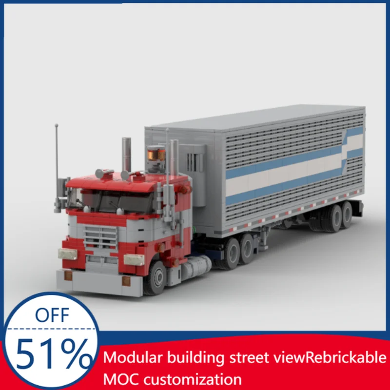 New 1543PCS Optimus Prime Truck Model Building Blocks Vehicle Custom Puzzle DIY Assembly Educational Creative Toy Gift for Fans