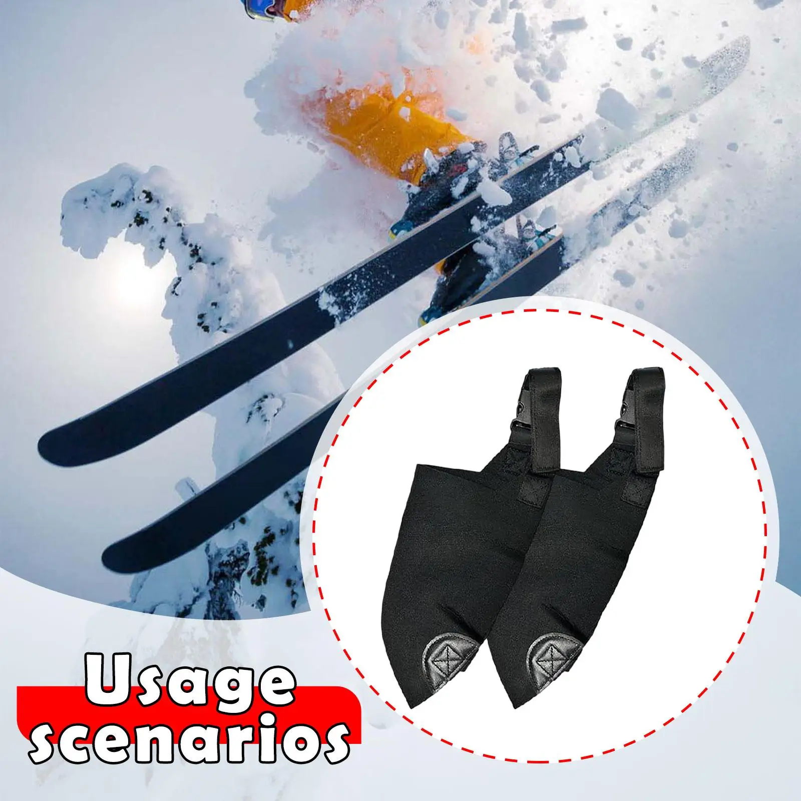 Ski Boot Protection Covers Windproof Insulated Neoprene Warmer for Winter Snow Boots Outdoor Activities