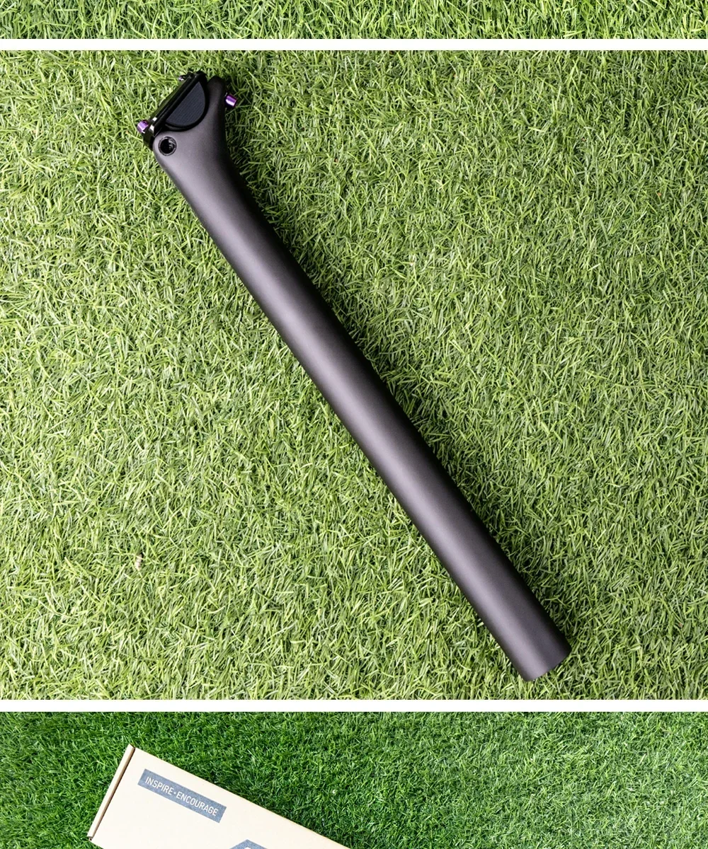 LEXON Ultraleichte Fahrrad-Sattelstütze aus Carbon, 27,2/31,6 mm, zwei Größen, für MTB/Gravel/Rennräder, 350 mm Länge, Fahrrad-Sattelstütze – Detail 19
