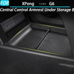 Car Central Control Armrest Under Storage Box for XPeng G6 Interior Accessories 2024