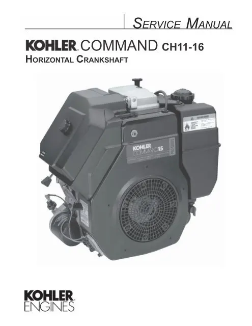 

SpecDiag Kohler Engine 1,45 ГБ PDF-операторы и руководство по техническому обслуживанию, руководство по обслуживанию