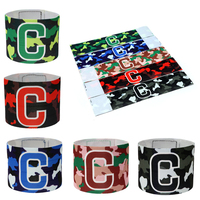 1PC Camouflage Captain Armband Football Match C-line Armband Camouflage Armband Wholesale Wearing Wrapped Style