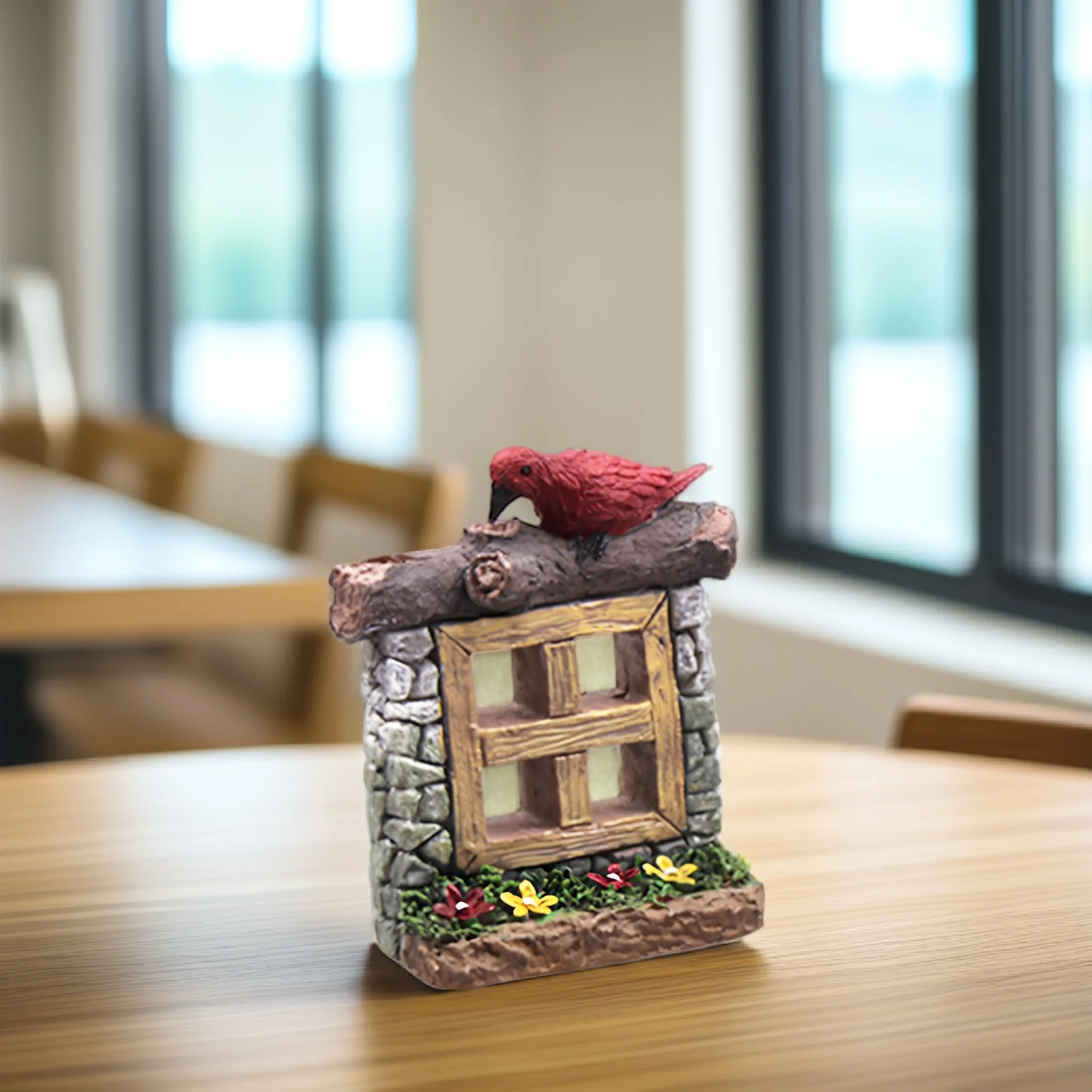 

4Pcs Fish Tank Succulent Planter Resin Mini Garden Decoration for Aquarium Home Office Room DIY Landscape Ornament