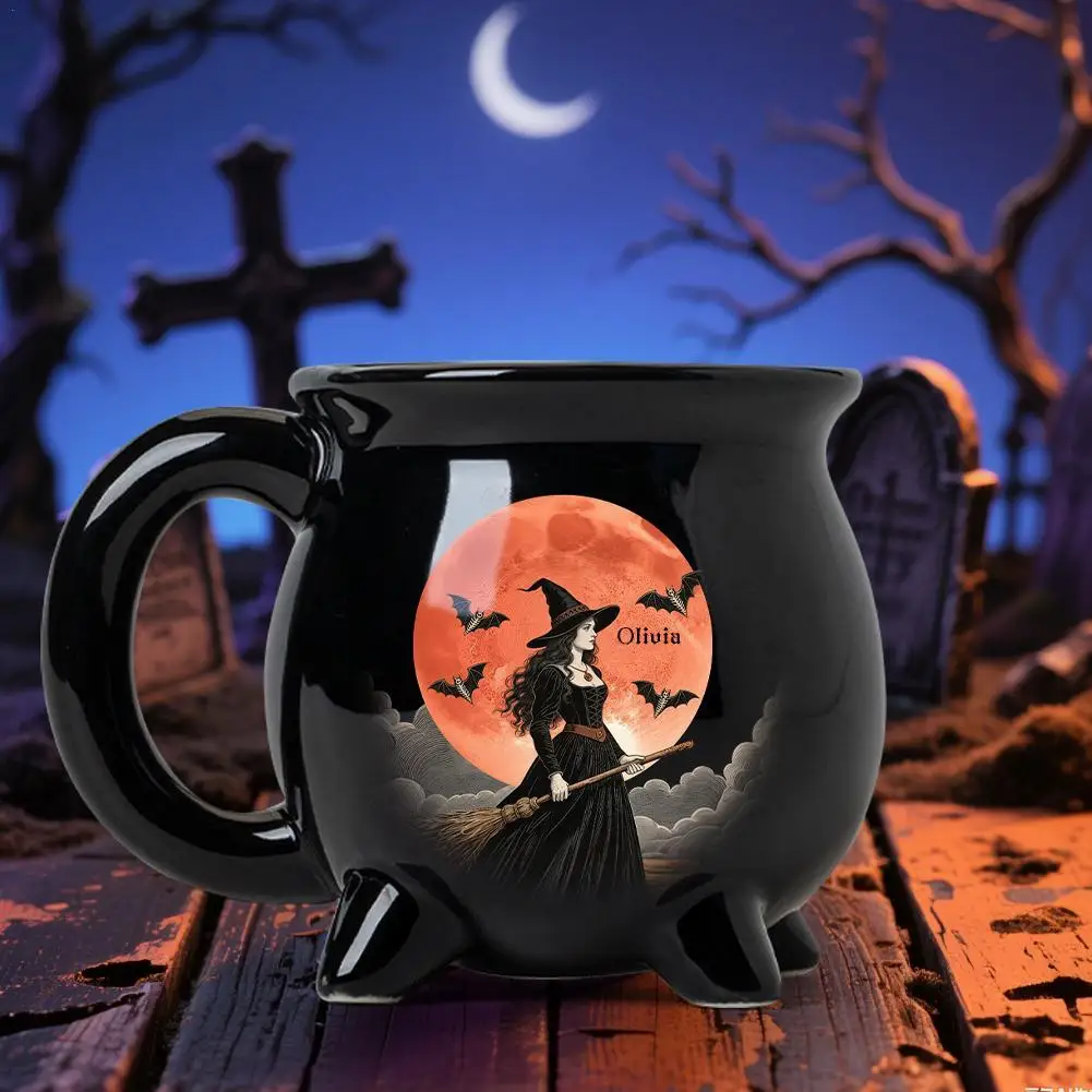 

Personalized Customized Witch Brew Coffee Mug,350ml/11.8oz Ceramic Coffee Cups Water Cups Summer Winter Drinkware, Birthday Gift