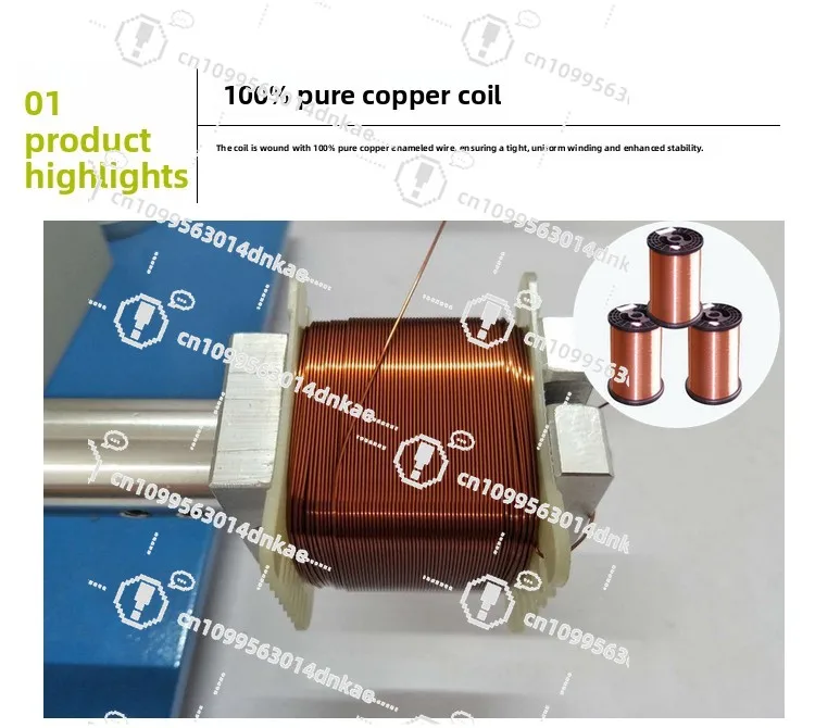 220V Vibrating Plate EI Type Base Electromagnet Direct Vibration Pure Copper Coil, Electromagnetic Induction Vibrator