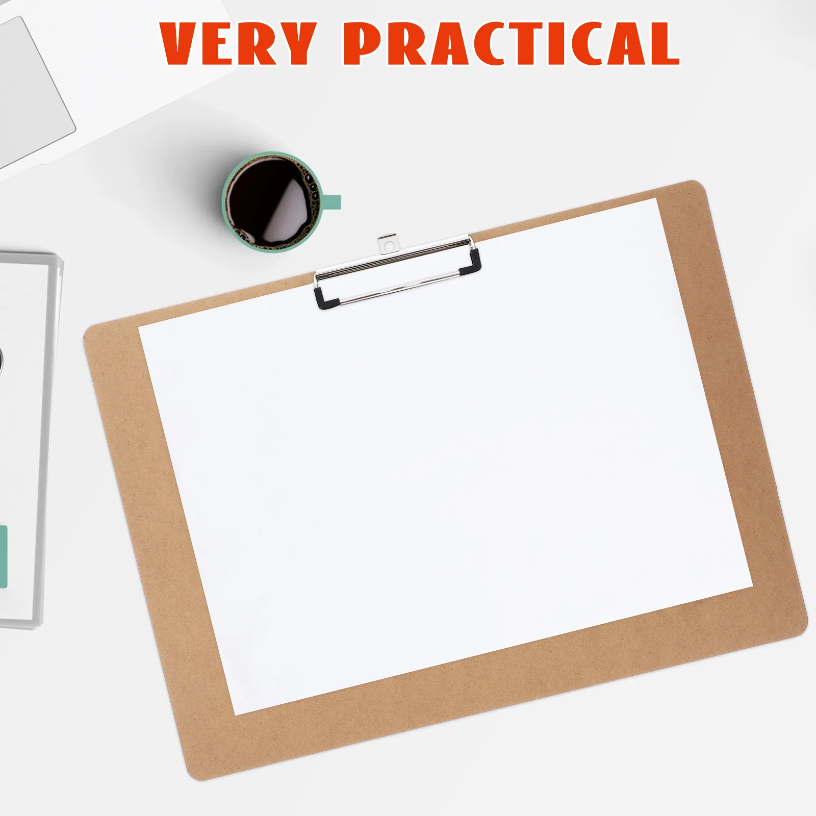 

1Pcs A3 Clipboard Metal Clip Ergonomic Shape Suitable for School Office Home Writing Clipboard Document Board Clip Board