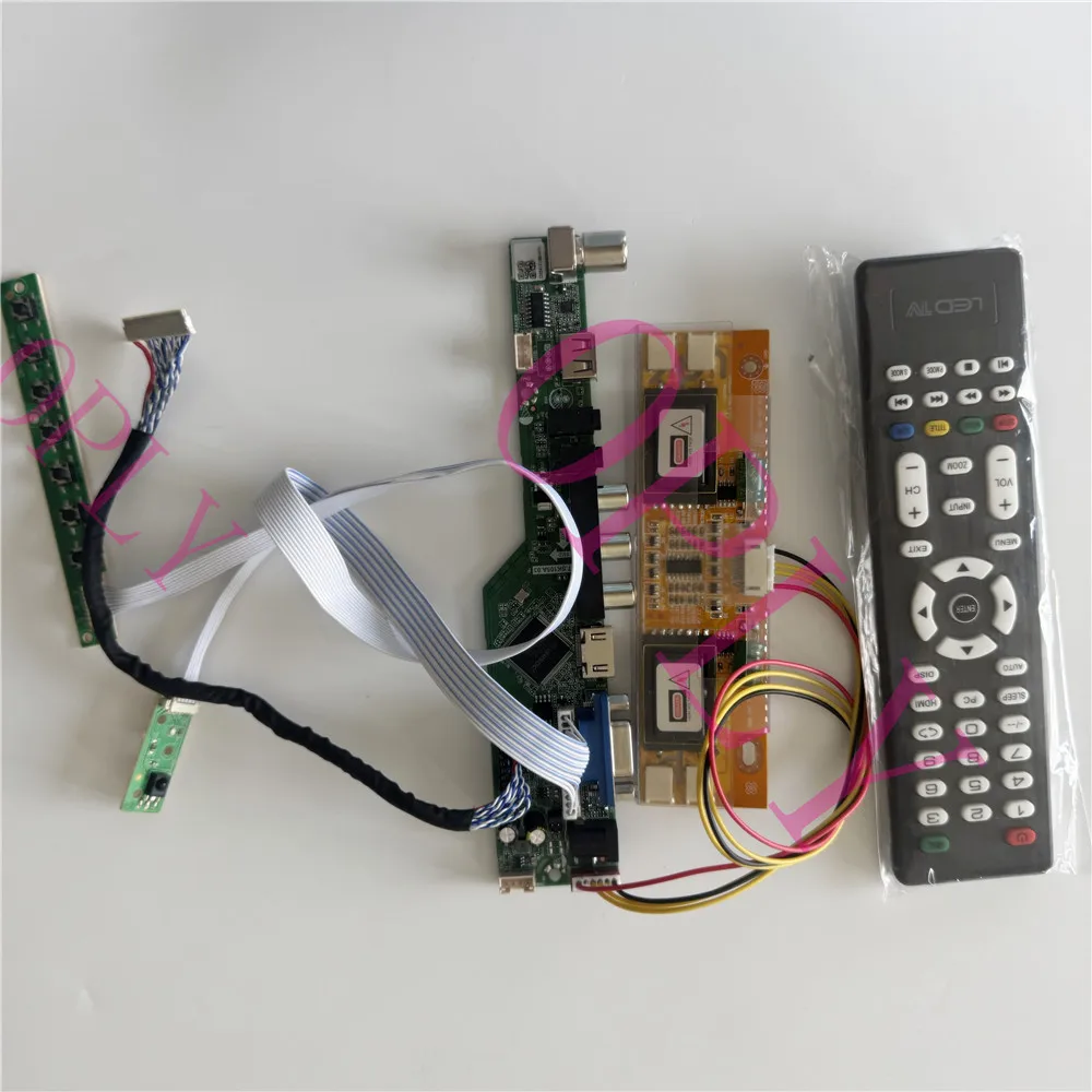 

for M170E5 M170EG02 M170E5-L09 1280X1024 17" VGA AV HDMI-compatible LCD TV Controller Board kit TV 30pin 4 lamps LED LCD panel