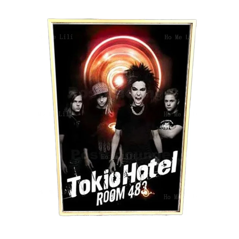 Best Group Band Tokio Hotel Sign Music Poster Canvas Wall Art Home Decor