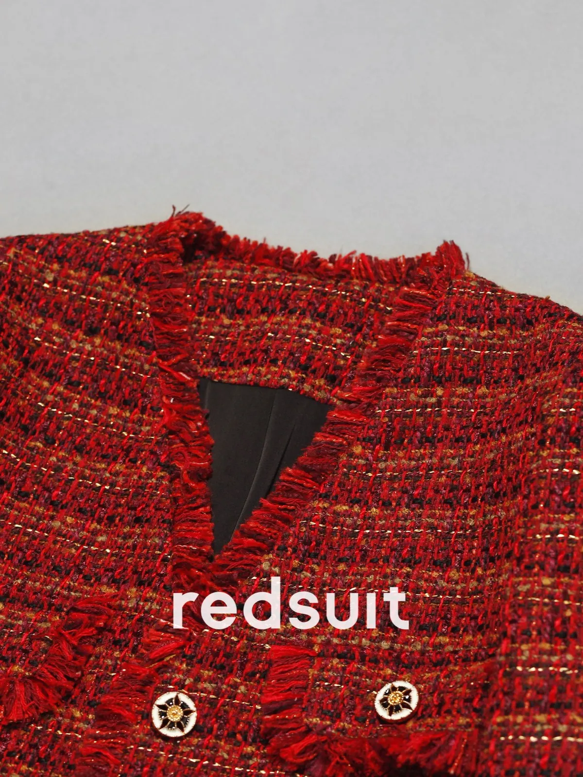 New Mingyuan jacket woven with coarse tassels, soft and sticky short style custom size
