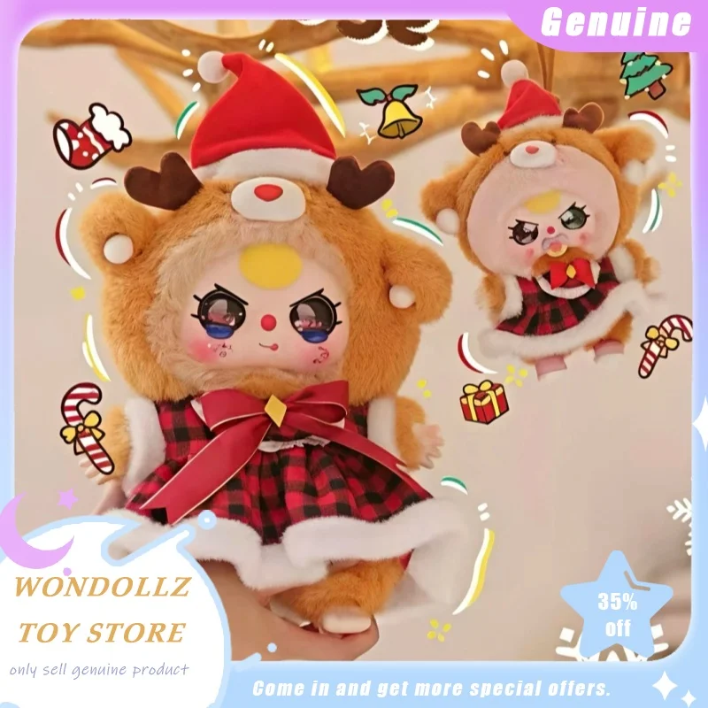 

Новый Baby Three Merry Christmas 400% V2 Series слепая коробка Kawaii виниловая плюшевая кукла украшение комнаты модная игрушка для девочек детский подарок