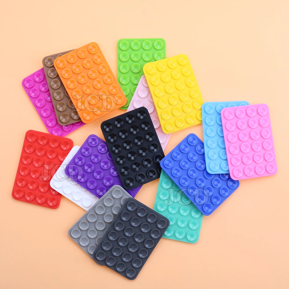 Силиконовая присоска для крепления мобильного телефона, двухсторонняя фиксированная накладка, автомобильный кронштейн, чехол для телефона, универсальная противоскользящая присоска