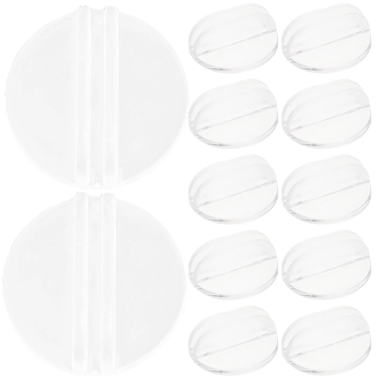 

50pcs For Business Plastic Card Stand Multiple Cards Storage Display Holder Business Card Organizer Desk Cards Holder