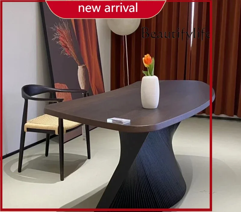 

BJ Minimalist Light Luxury Modern Boss Table High-end Desk Home Study Special-shaped Creative Desk