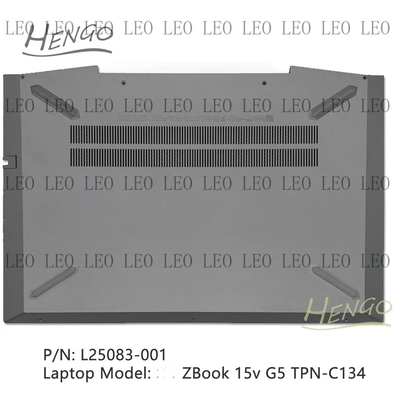 SS New L25083-001 For HP ZBook 15v G5 Pavlion 15-CX Bottom Cover Lower Base Case