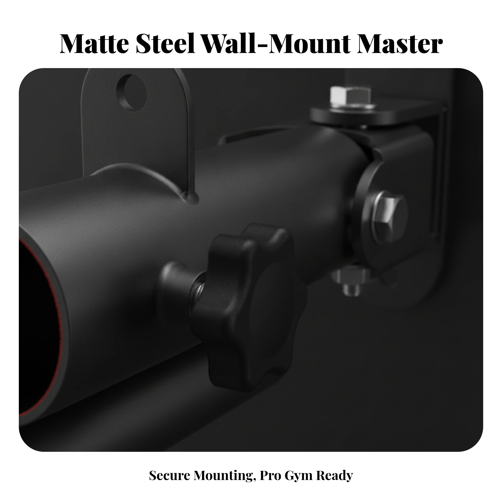 Row Attachment Bracket Sturdy Wall Mount Barbell Holder Barbell Wall Mount Hanger Long-Lasting Hardware Easy to Install