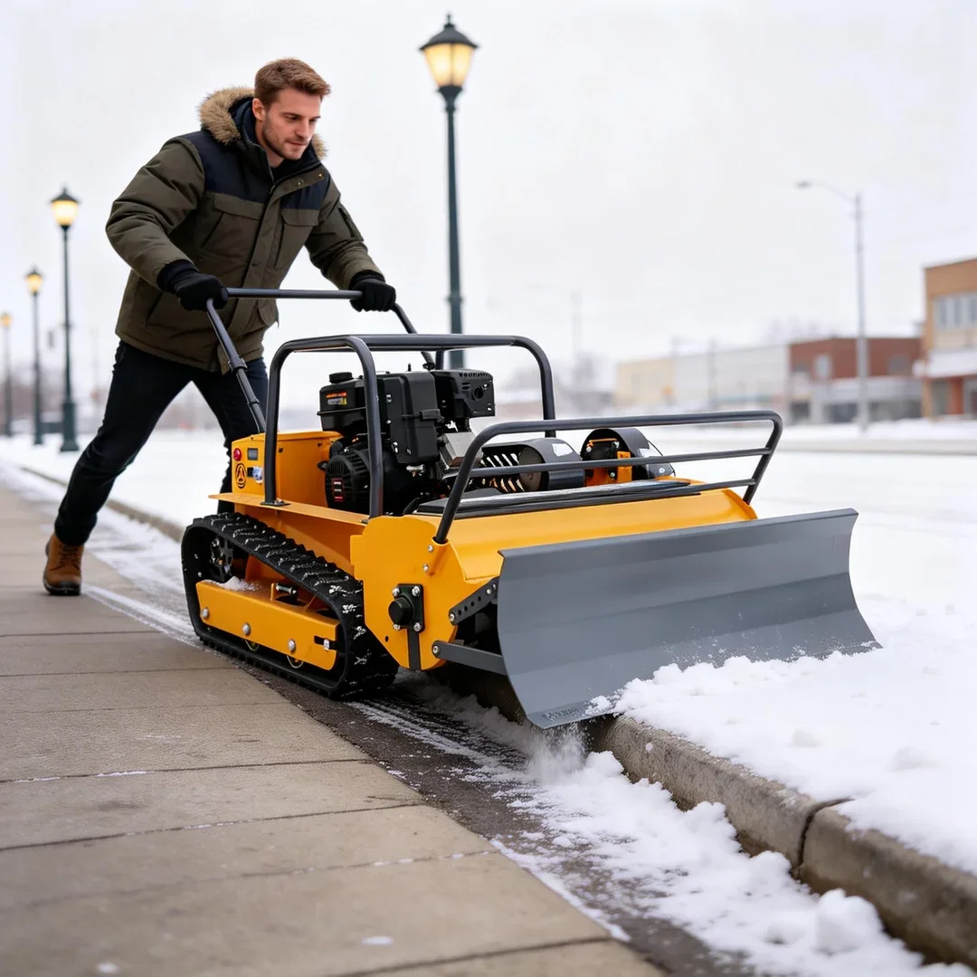

Customized 2026 Latest CE EPA Certified Flail Lawn Mower - Tracked Robot for Ladder Farm Lawn Weeding Snow Removal